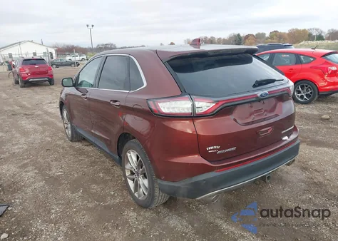 2015 Ford Edge Titanium z USA, uszkodzony, nr VIN 2FMPK3K86FBB00524